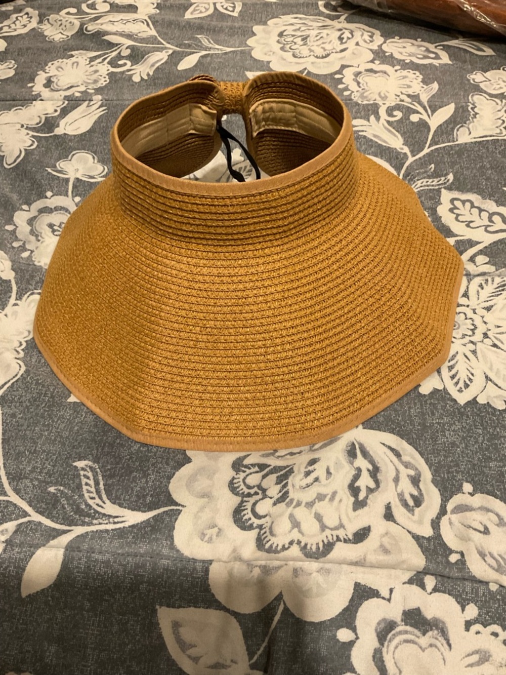 Women’s Straw Sun Visor - Khaki